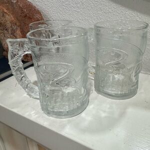 1995 Batman Forever McDonald’s Glass‎ Mugs – Set of 3, Made in France